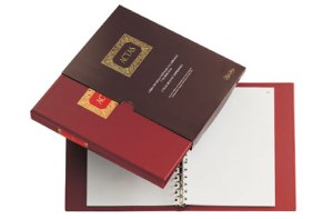 libro de actas con hojas móviles